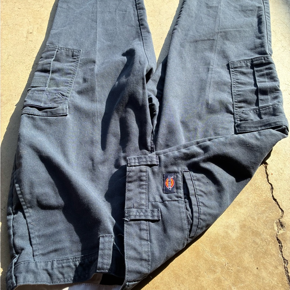 Dickies Gray Cargo Pants Durable Workwear